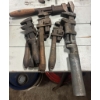 Image 1 : Assorted Vintage Pipe Wrenches & Plumbing Tools