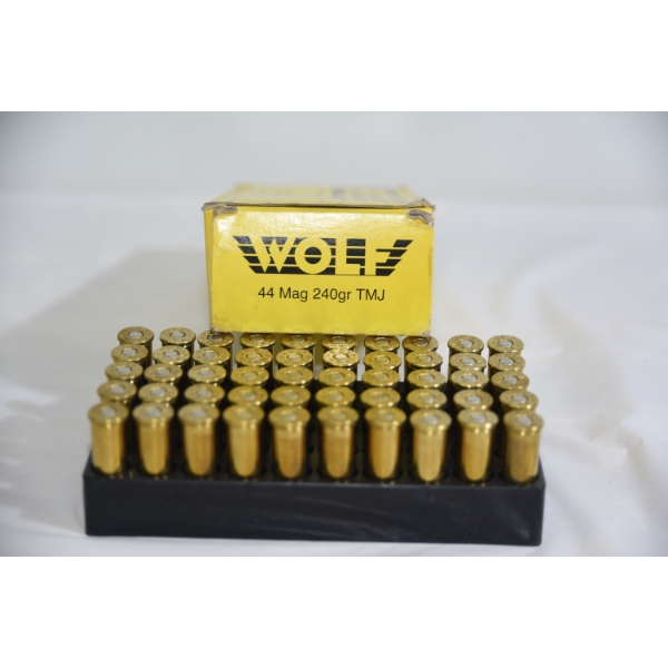 50 Rounds Wolf 44 Mag 240gr Ammunition 