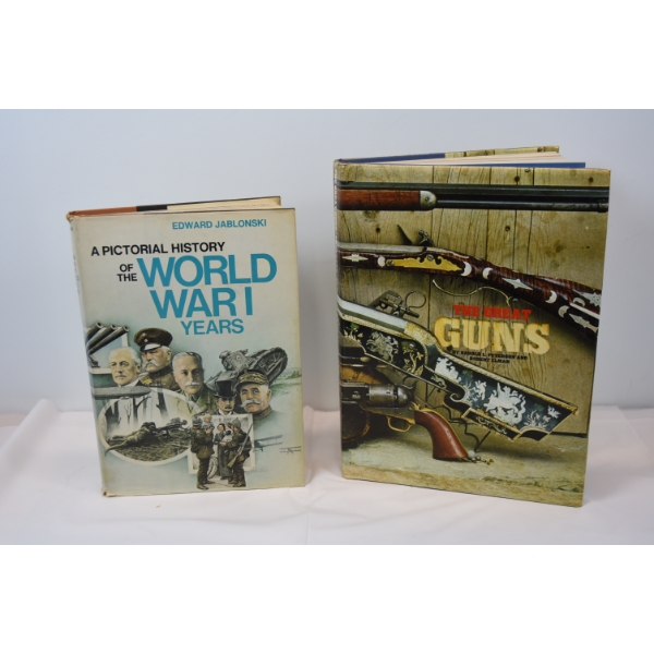 Box Lot Gun & War Books 