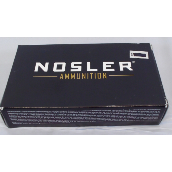 20 Rounds Nosler Trophy Grade 6.5x55 Swedish 140gr. Ammunition