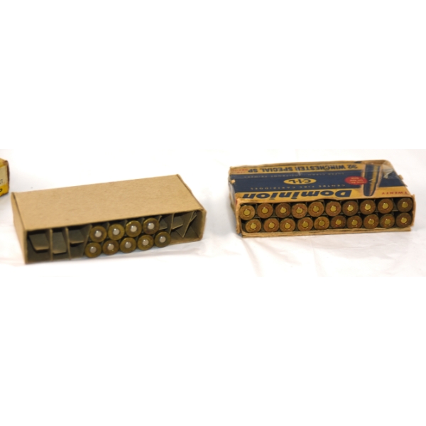 58 Rounds Assorted Brand & Caliber Ammunition 