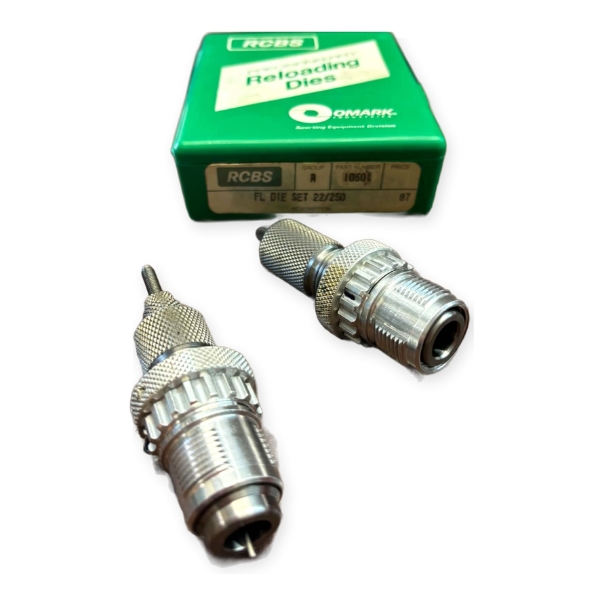  Vintage RCBS .22-250 Caliber  Full-Length 2-Die Set 