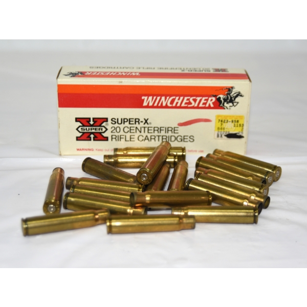 20 Rounds 7.62x39 Ammunition & 20 Pieces 8MM Mauser Shot Brass