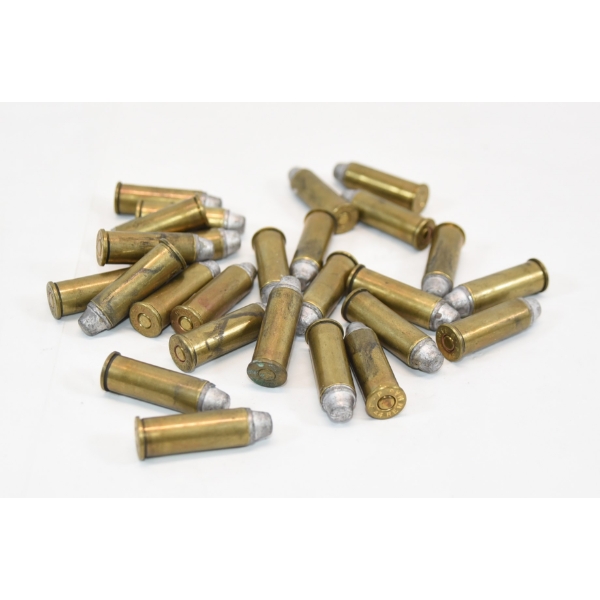 25 Rounds Assorted Brands .44 Rem Mag Caliber SWC Lead Reloaded Ammunition