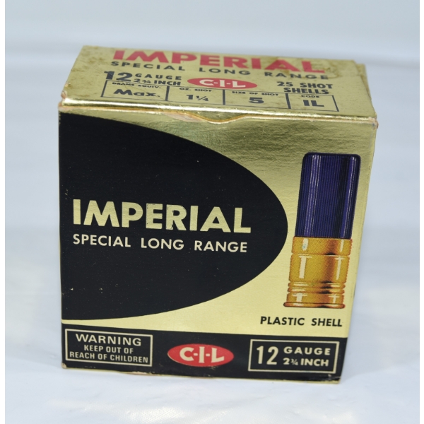 25 Rounds Imperial 12ga 2-3/4" #5 Shot Special Long Range Ammunition 
