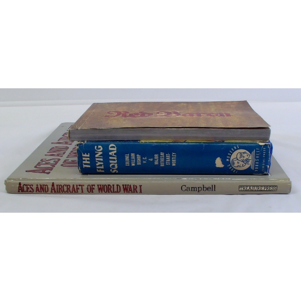 The Flying Squad Billy Bishop 1st Ed 1927 H.C., Red Baron S.B. Aces and Aircraft of WW I