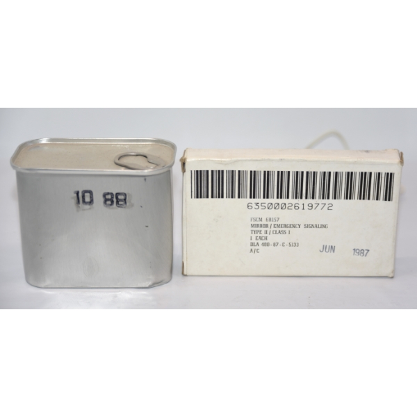 Food Packet Tins & Emergency Signal Mirrors