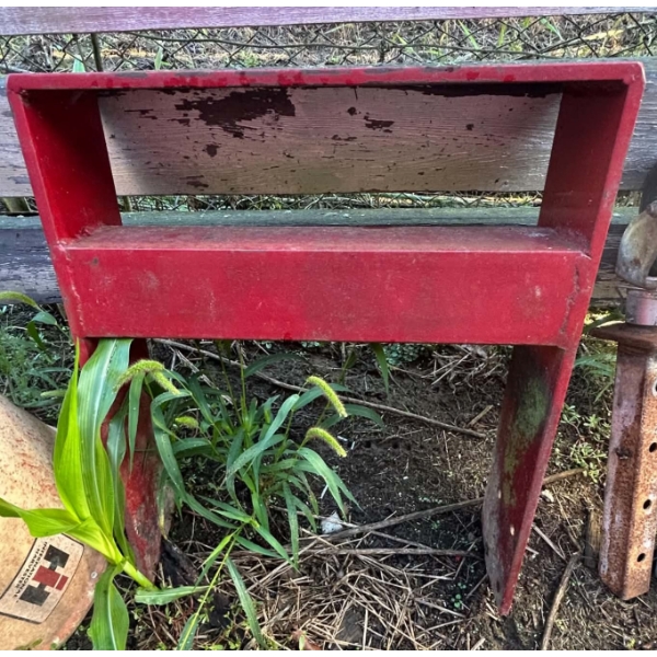 Heavy Red Steel Tractor Frame / Bracket