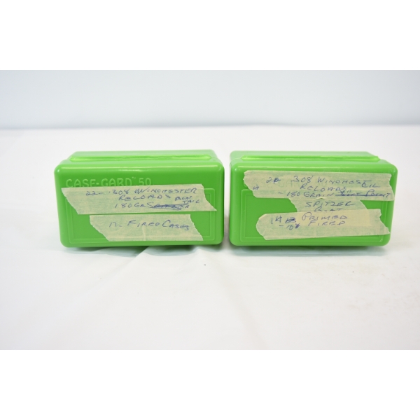 Box Lot Winchester 308 Ammunition and Shot Brass