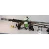 Image 3 : Box Lot of 3 Fishing Poles and 7 Reels