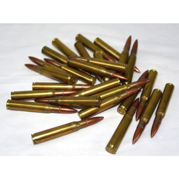 26 Rounds 30-06 F.M.J. Factory Winchester Ammunition Garand Vintage