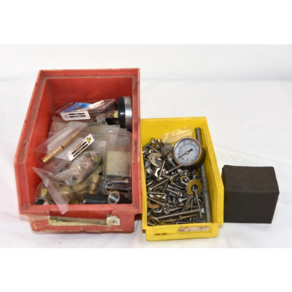 Box Lot Assorted Hardware & Fasteners