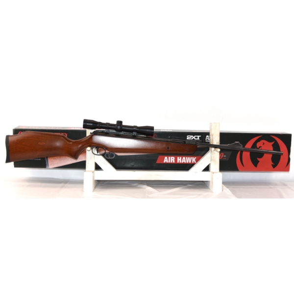 Ruger Air Hawk .177 Caliber Pellet Rifle With Scope & Box