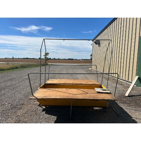 Vintage Ride-Lite Snow-Camper Snowmobile Tow Sled 