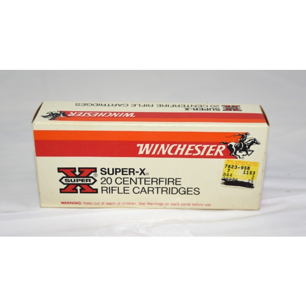 20 Rounds Winchester Super X 7.62x39 Caliber 123 Grain PSP Ammunition