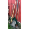 Image 1 : Assorted Long-Handled Garden & Yard Tools 