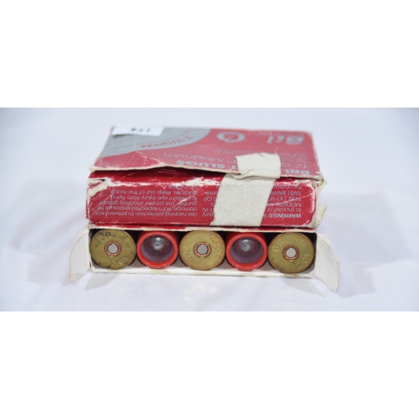 8 Rounds Bri 12 Gauge 3" Magnum Sabot Slug Ammunition 