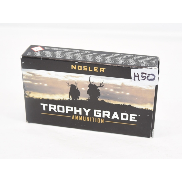 20 Rounds Nosler Trophy Grade 243 Win 90gr Accubond  Ammunition