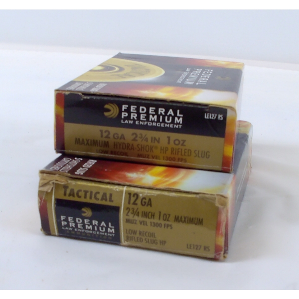 10 Rounds Federal Premium 12 Gauge 2 3/4" Rifled Slug Ammunition 