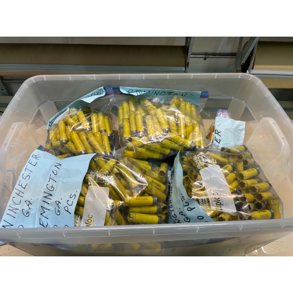 11kg Bin of Assorted Brand 20 Gauge Hulls