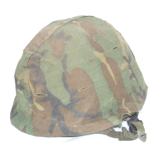 Military Helmet w/Cover 