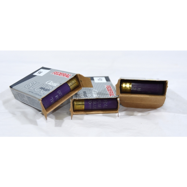 14 rounds Federal 16ga 2¾" Rifled Slugs