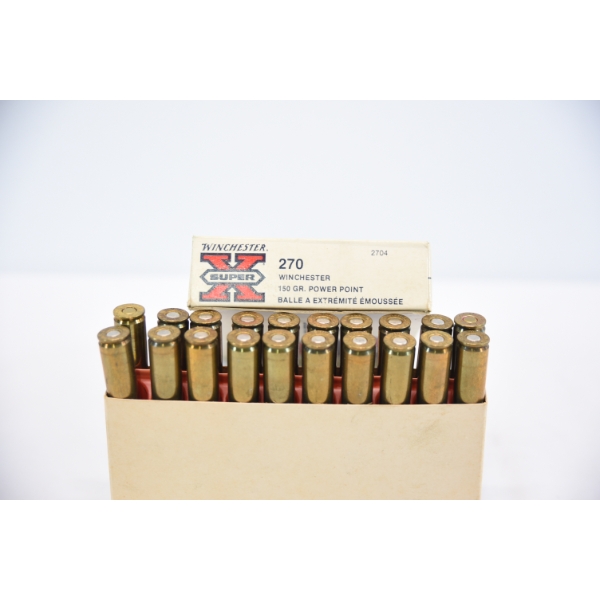20 Rds. Winchester Super-X .270 150gr Ammunition 