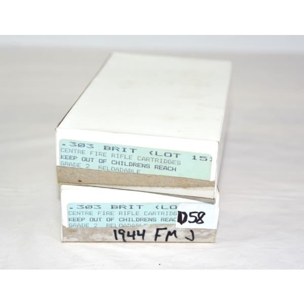 40 Rounds 303 British F.M.J. Factory Ammunition