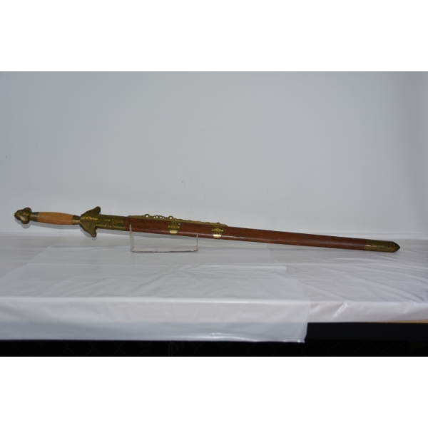 Decorative Sword Wood & Metal
