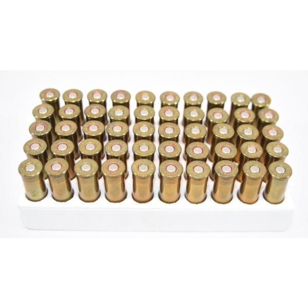 50 Rounds Reloaded .44 Magnum 240 Grain Wolf LSWC Ammunition