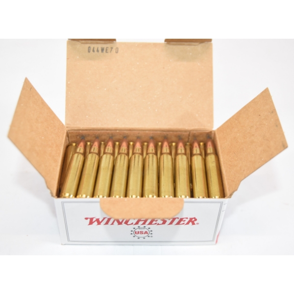 50 Rounds Winchester USA .223 Rem Caliber 55 Gr. Pointed Soft Point Ammunition