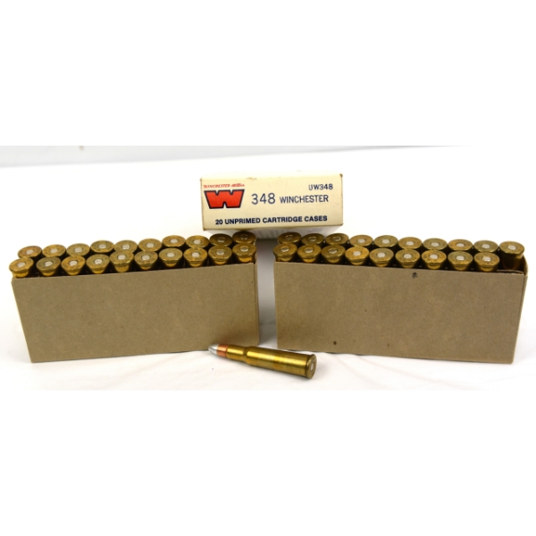 40 Rounds Winchester Western 348 Win 200gr Ammunition 