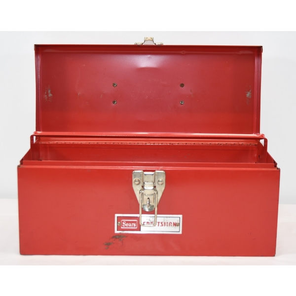 Red Sears Craftsman Tool Box 