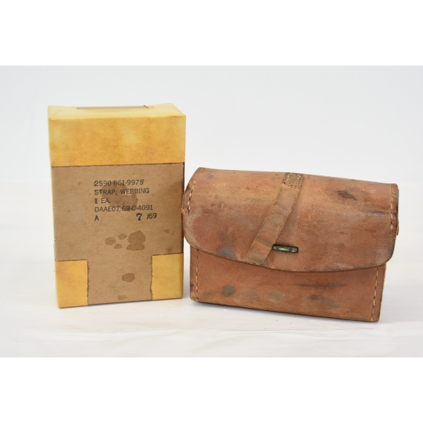 Leather Ammo Pouch & 1 Webbing Strap