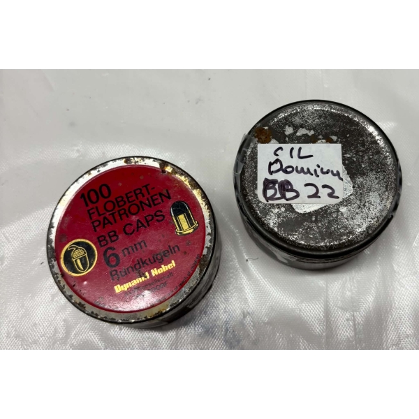 Approximately 140 Pieces Assorted BB Cap Ammunition 