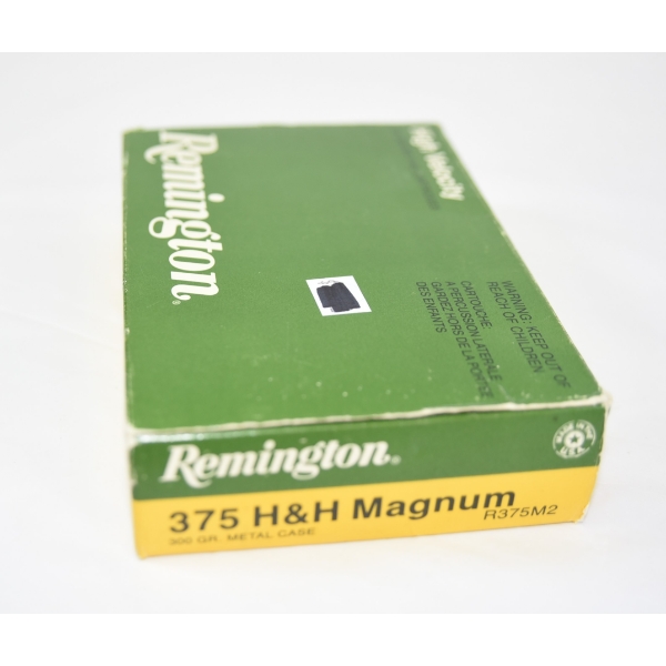 20 Rounds Remington 375 H&H Magnum 300gr. Ammunition