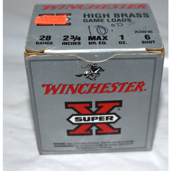  28 Gauge  Winchester 2 3/4 6 Shot