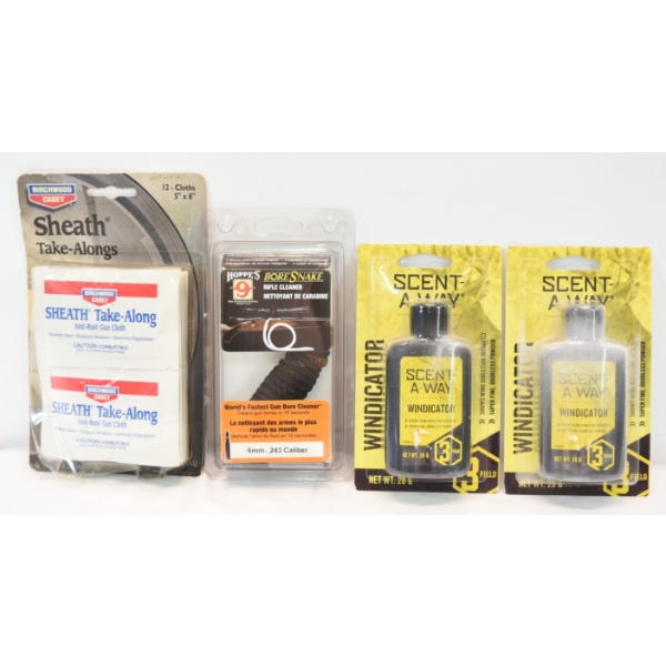 Box Lot Gun Cleaning Supplies