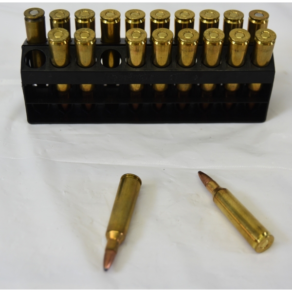 20 Rounds Remington 22 Caliber  55 Grain Ammunition 