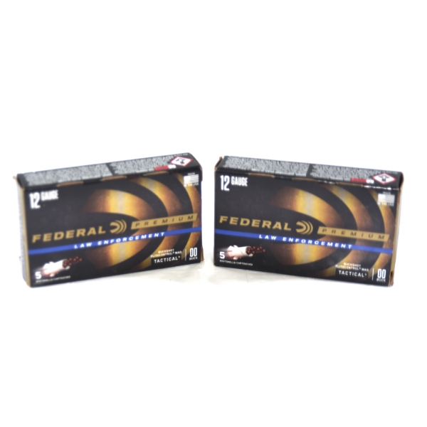 10 Rounds Federal 12 Gauge 2 3/4 in 1145 FPS 9 Pellets 00 Buck Shot Shells    