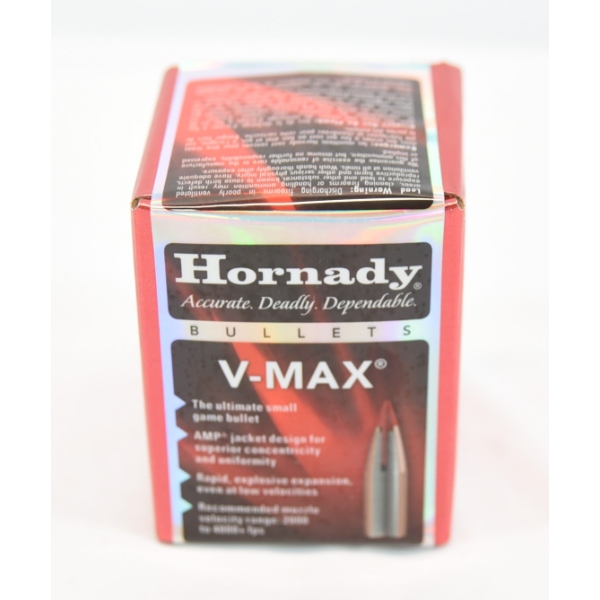 100 Rds. Hornady V-Max 22 CAL 40gr. .224" Bullets 