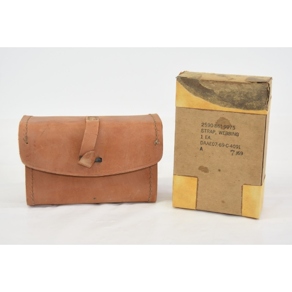 Leather Ammo Pouch & 1 Webbing Strap