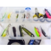 Image 5 : Clear 2-Tray Tackle Box With Assorted Tackle 