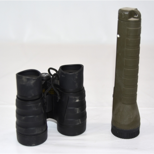 Binoculars & Flashlight