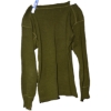 Image 3 : Olive Green Long Sleeve & Vintage Military Wool Vest 