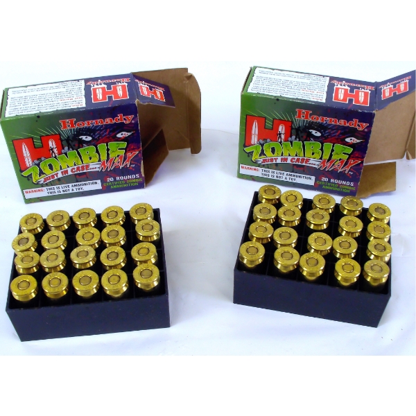 40 Rounds Hornady Zombie Max .45 Auto 185gr Ammunition 