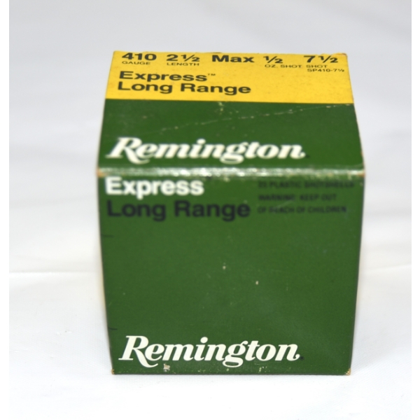 24 Rounds Remington Express 410 Gauge 2 1/2" #7 1/2 Shot Ammunition