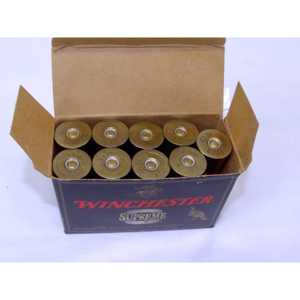 9 Rounds Winchester 12ga 3" Double X 2 oz #4 Turkey Ammunition 