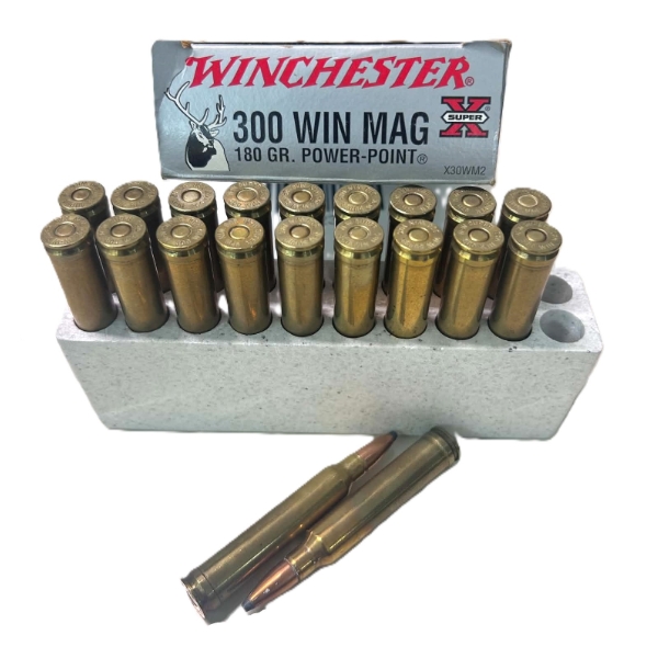 20 Rounds Winchester Super X 300 Win Mag. 180gr. Power Point Ammunition