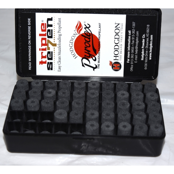 84 Pieces Hodgdon Triple Se7ven Pre Formed Pellets